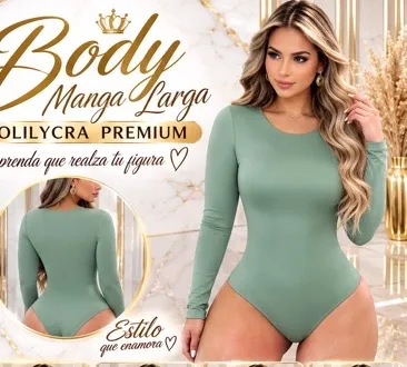 Body Cuello redondo, color Vinotinto