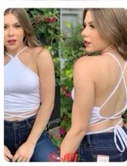 Blusa Megan, color Blanco
