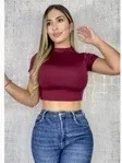 Blusa Vilma, color Vinotinto