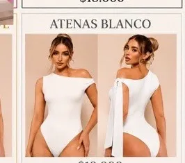 Body Atenas, color Blanco