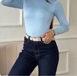 Body Luna, color Azul bebé
