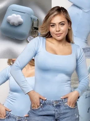 Body Tokio, color Azul bebé