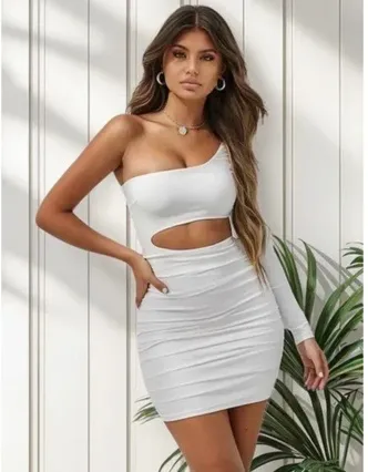 Vestido Pica piedra, color Blanco