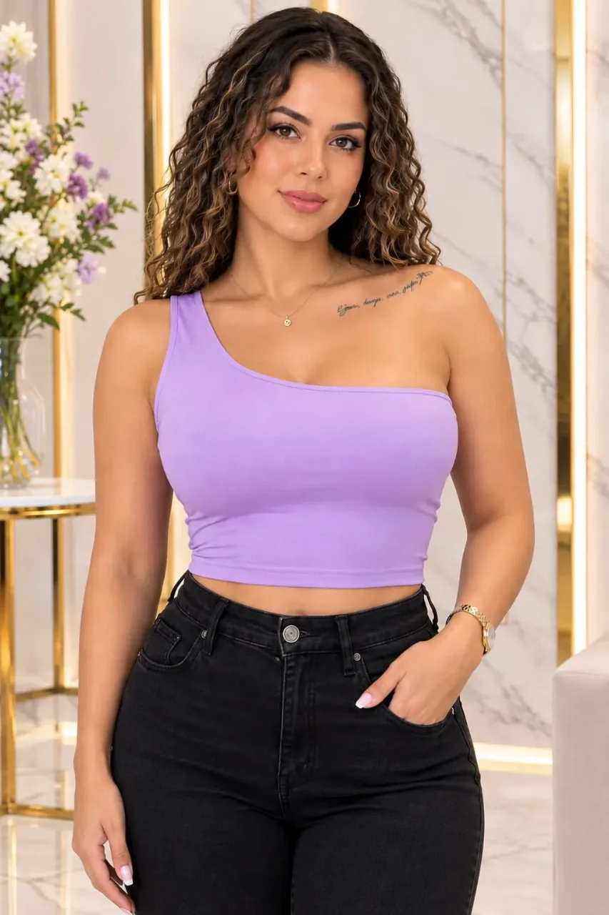 Blusa Perla, color Lila