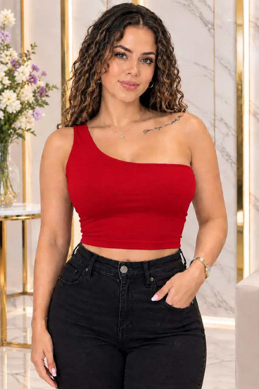 Blusa Perla, color Rojo
