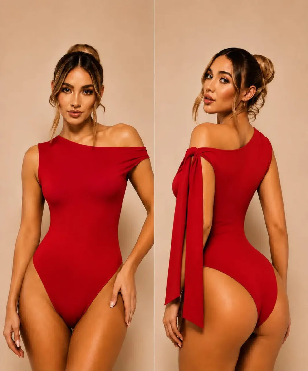 Body Atenas, color Rojo